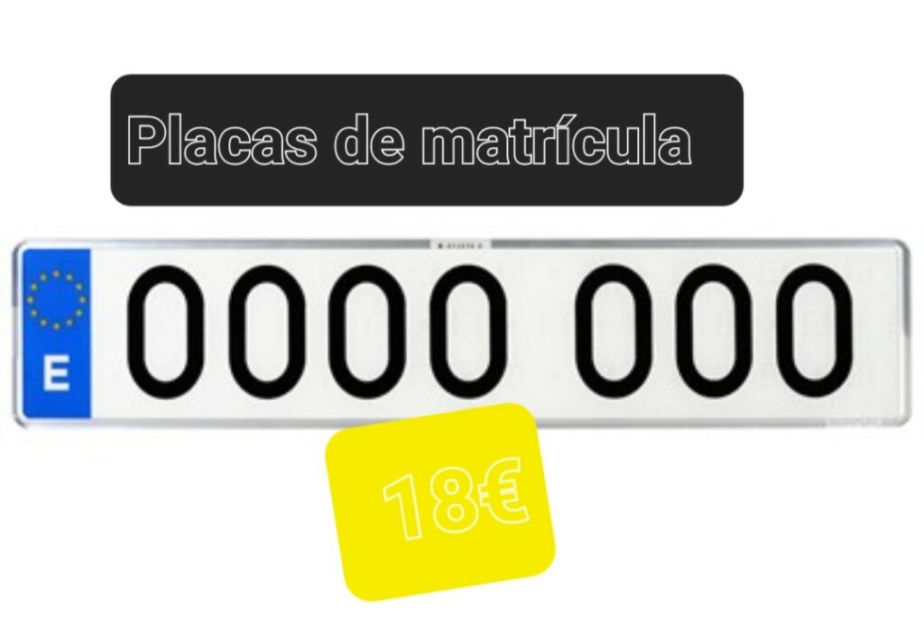 placas matricula